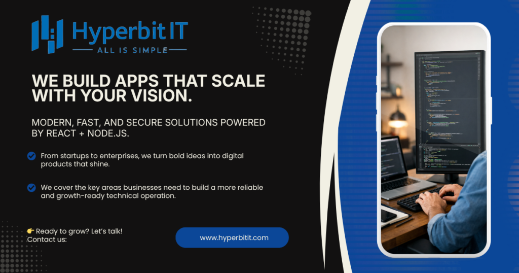 We build apps that scale with your vision